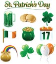 St. Patrick's Day icons and designs